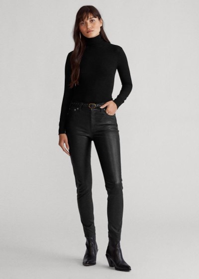 Women's Polo Ralph Lauren Leather Legging | 714065ADO